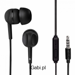SŁUCHAWKI DOKANAŁOWE THOMSON EAR3005BK INEAR EARPHONES, CZARNE